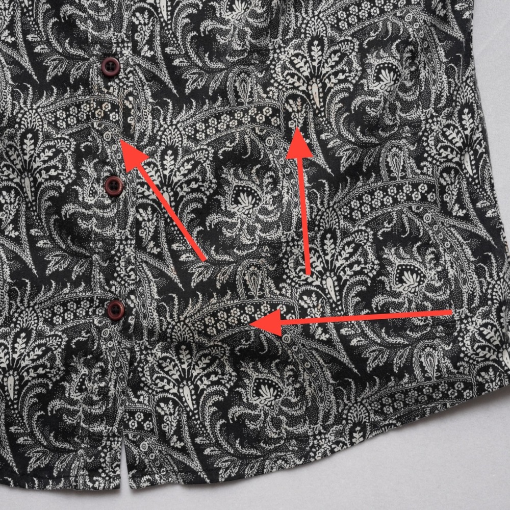 Charter Club Golf Collection Sleeveless Womens Size 10 Black White Paisley Top - Picture 8 of 14